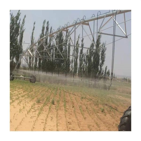 Portable Mobile Control Agricultural Irrigation System 2200 KG Farms Movable Center Pivot Metal Gearbox Bearing Used Sale