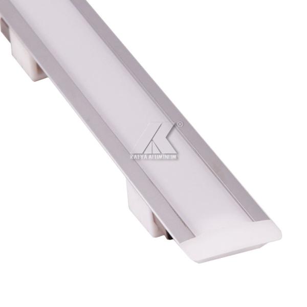 5.8m Length T5 Temper Aluminium Extruded Profiles For LED Acrylic Sign
