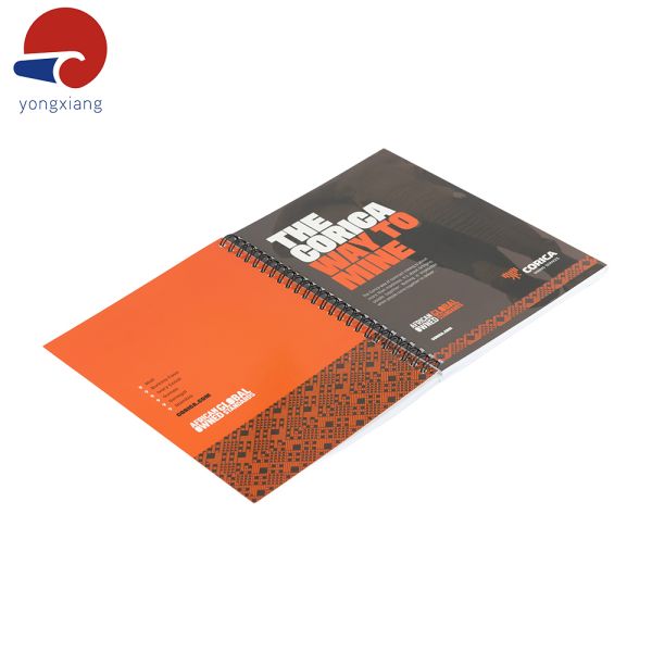 Spiral Binding Custom Planner Printing Business Hard Cover Planner With Color Printed Logo