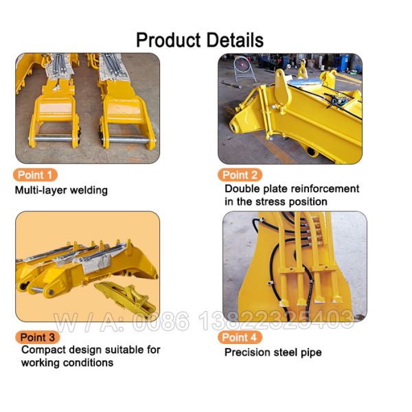 Кот Хитачи Комацу экскаватор туннель Бум экскаватор укоротить руку экскаватор укоротить бум руку экскаватор бум и рука копальщик бум рука короткий охват бум