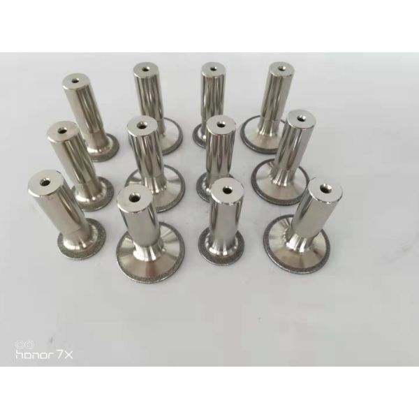 Rueda de diamante del CBN de la industria de la aviación con el cepillo de pulido del cilindro