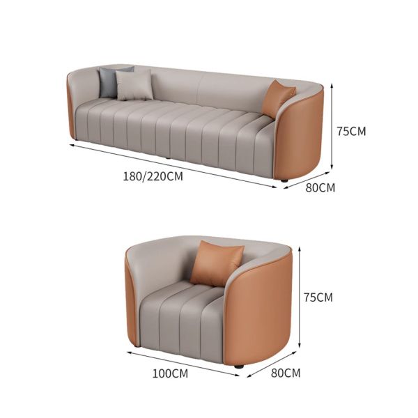 Customizable Size Luxury Hotel Lobby Booth Sofa Negotiation Table And Chairs