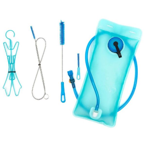 Blue Water Bladder Pipe Cleaning Brush 80mm Bristle Length With 25MM OD