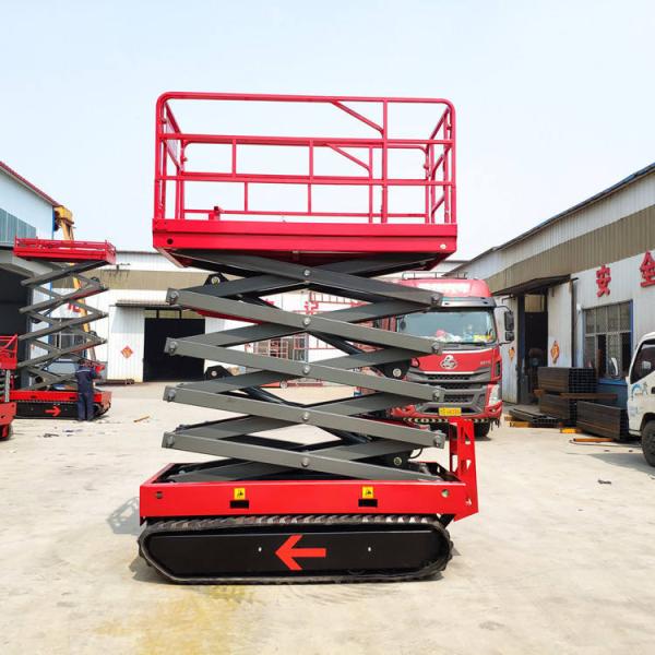 Rough Terrain Self Propelled Scissor Lift Track Mobile Hydraulic Scissor Lift