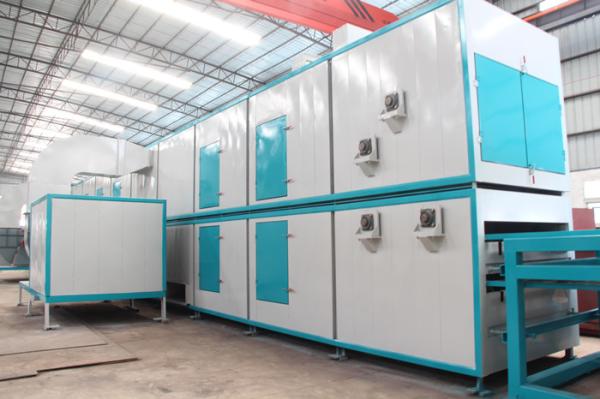 Máquina moldando da bandeja do ovo da polpa automática com linhas de secagem 3000pcs de 6 camadas pela hora