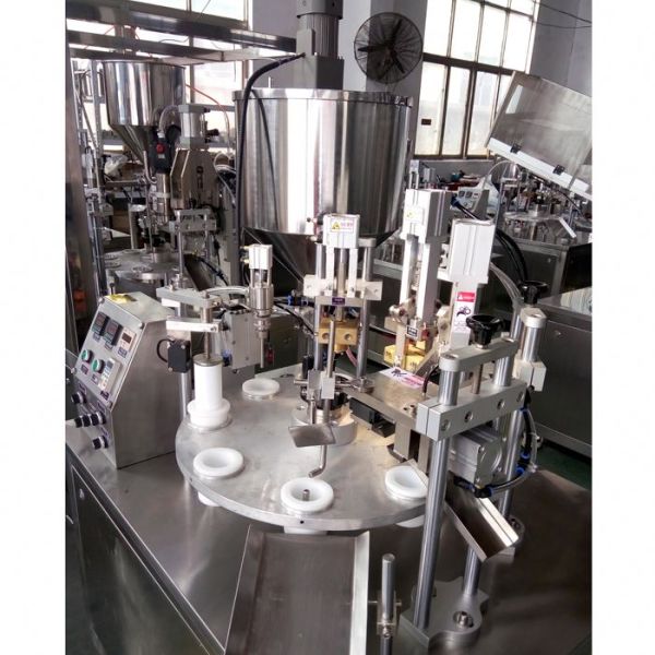 1.2KW Tube Filling Sealing Machine Aluminum SS316L