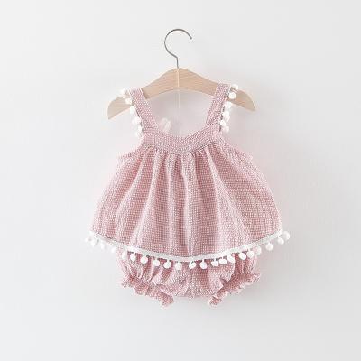 Os desenhos animados Bunny Summer Short Overalls Plus das meninas de 90CM fazem sob medida o short total