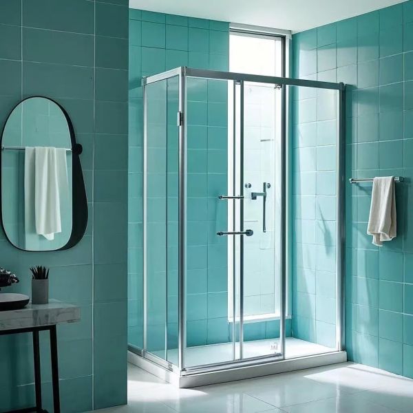 Luxurious 12mm Tempered Glass Shower Room Modern Bathroom Toughened Glass