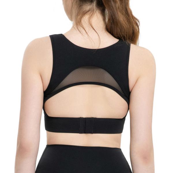 New Curve Gauze Women Fitness Vest Body-Building Running Train Sports Bra