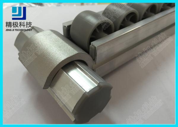 Aluminum Alloy Hook Cast drawing Polishing For Roller Track Conveyor AL-49