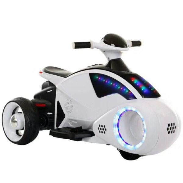 3-wheel Electric Ride On Car with Early Education One-click Start Third Wheel Battery