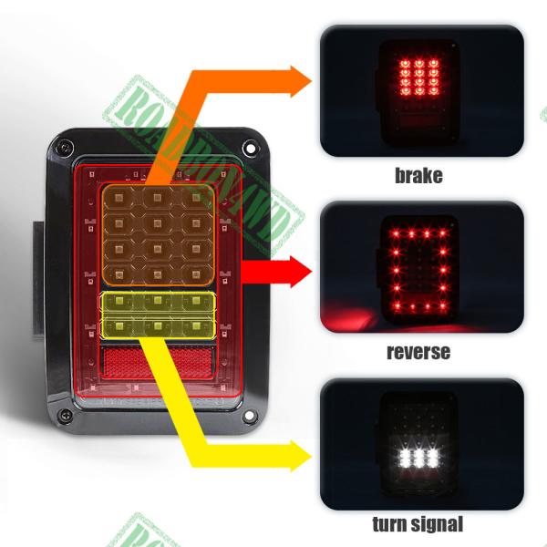 Wrangler led Tail Lights  running turn brake reverse rear tail lamp