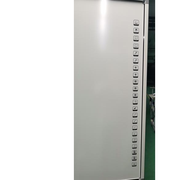 120 pulgadas 10 puntos de pantalla táctil tablero de enseñanza pared montada con teclas de acceso rápido