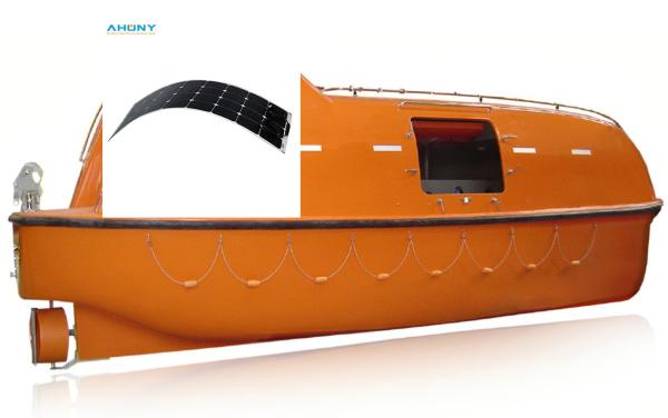 Panneau solaire flexible 200w Longi Cellule pour le bateau de sauvetage marine Yacht alimentation OEM Design