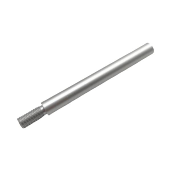 Componentes torneados de precisión CNC de aluminio con acabado anodizado negro