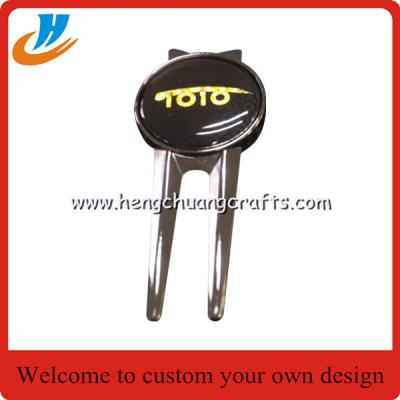 Custom golf accessories for golf club/wholesale golf hat clips with your own logo design