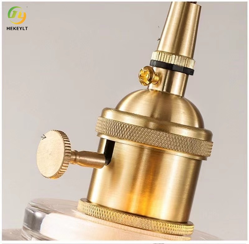 Д20км привел стеклянный подвесной свет нордический минималистский молоток ясного/зеленого цвета