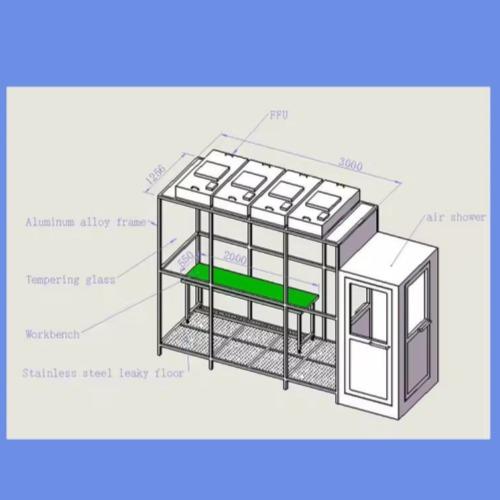 Original Softwall Clean Room for Pharmaceutical Manufacturing White
