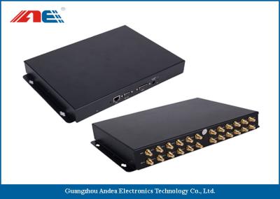 24 leitores interurbanos dos canais RFID, leitor de cartão Metal Plate Housing da longa distância RFID