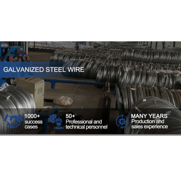 BWG28 Galvanized Steel Wire Rod Electric Hot Dipped Zinc Aluminum Coating
