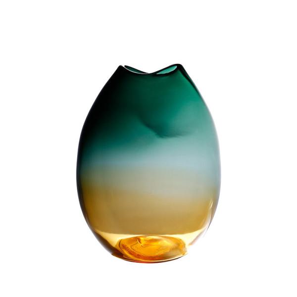 Mouth Blown Nordic Artificial Decorative Glass Vases