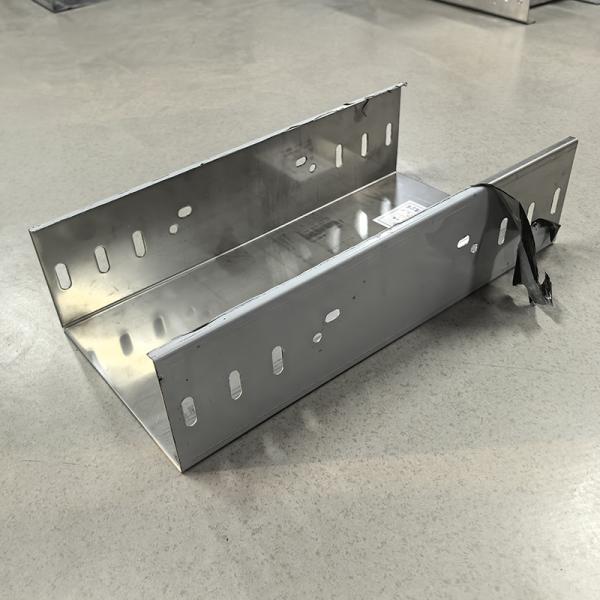 Stainless Steel Chromium Trough Type Cable Tray Channel 1.2mm-2.5mm Thickness For Versatile Industrial