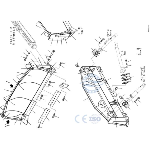 Режущая кромка 175-71-26310 запасных частей Sd13 Sd16 Sd22 Sd32 экскаватора HRC46-52