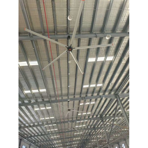 PMSM Motor Industrial Ceiling Fan Low Noise Cooling Fan for Logistics Center