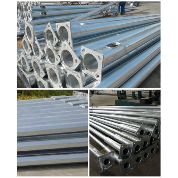 пропаганда толщины стены 7mm 3mm двойная гальванизировала стальное Поляк для конструкции света хайвея