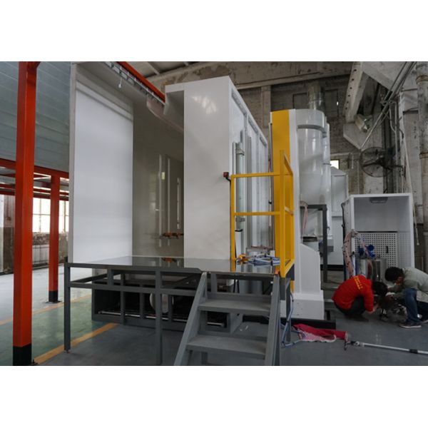 Adjustable Speed Industrial Automatic Powder Coating Plant 380V Customized Voltage