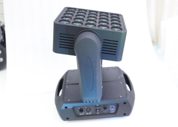 Top 1 Flat 25 x 12w High Lumen American CREE, RGBW Color Mixing  LED Moving Head Light / Square DJ Moving Head Lights