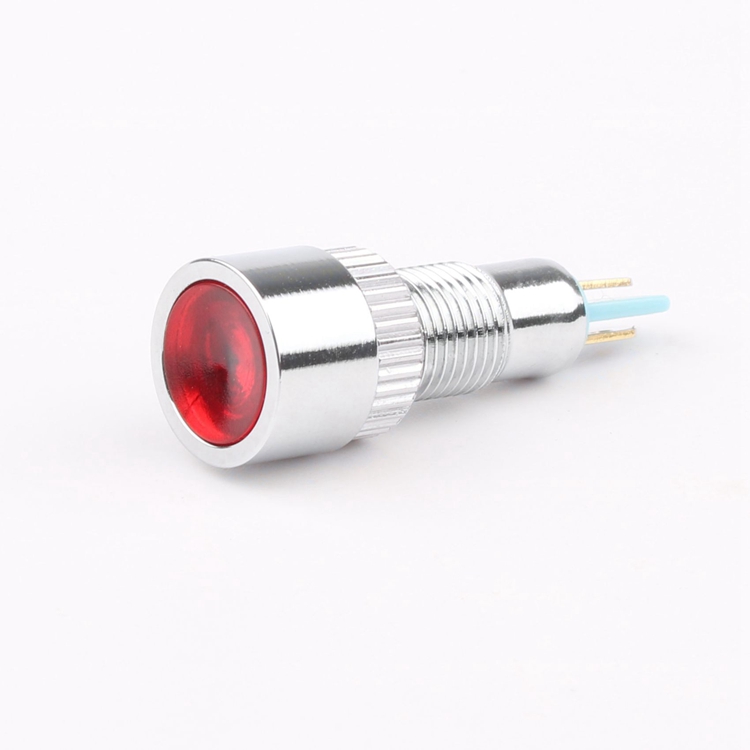 8mm Mini LED Indicator Lights Green/Blue/White for Equipment Pilot 6V12V24V36V48V110V220V 12V Equipment Indicator Lights