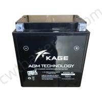 Batería de cuatro ruedas de 12V 30Ah con carga seca de 110CC KAGE KGX30L-BS para UTV