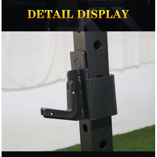 Treinador de ginástica integrado Barbell Stand levantamento de peso Rack Squat Rack para a comunidade