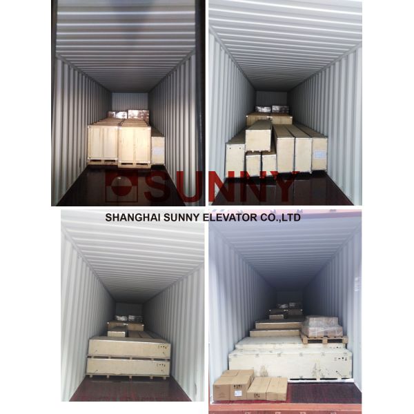 ascenseur de passager de villa d'ascenseur de l'acier inoxydable 450kg avec le système de contrôle d'ascenseur de VVVF