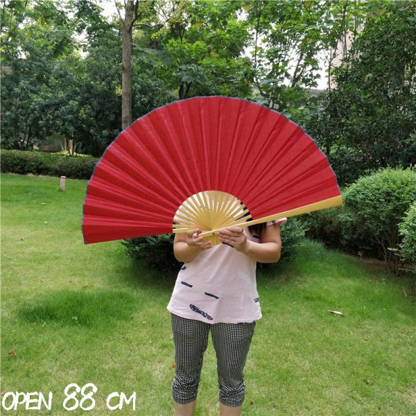 [I AM YOUR FANS]Bamboo Hanging Wall Fan Large Size Wall Mounted Fans for Wedding & Home Decor