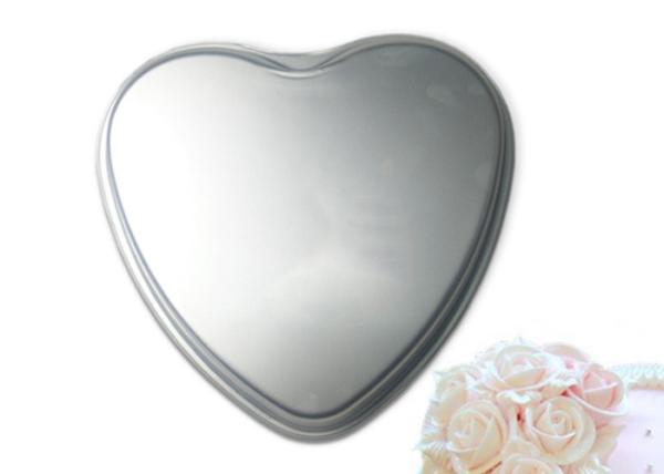 Heart Shaped Cake Pans Aluminum Mould Baking Chiffon Cake Mold With Anodizing