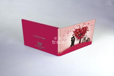 HD Fantastic Mini Wedding Invitation Video Card For Promotion / Business / Event