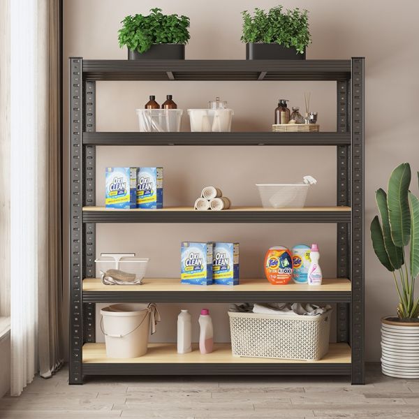 Storage Holders Racks Metal Rack Heavy Duty Shelving Unit for Garage Multifunctional Living Room Bookcase Rectangle