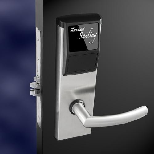 Card Hotel Electronic Door Locks , Entrance Hotel Door Locks 5221-MK Sailing