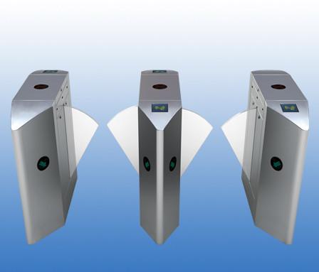 Multi Lane Flap Barrier Turnstile Stainless Steel KT315 RFID Access Control