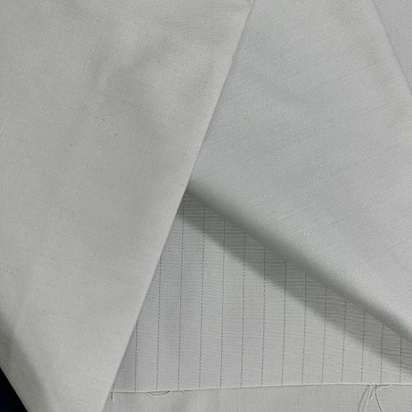 Fine Twill Anti Static Fabric 32SX32S Striped TC Inlay 130X70 AntiStatic Mesh Static