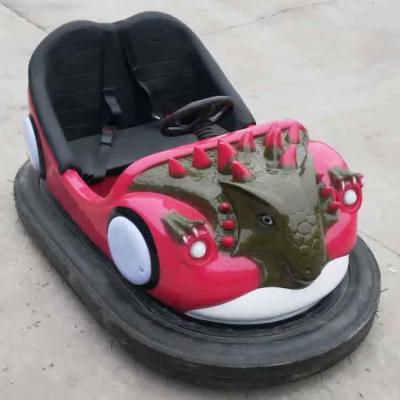 Dinosaur Bumper Cars Ride Seamless FRP Body Soft Backrest Stereo Music