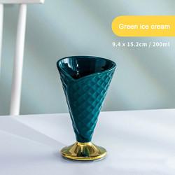Porcelain Ceramic Home Decoration Cup For Ice Cream Dessert OEM