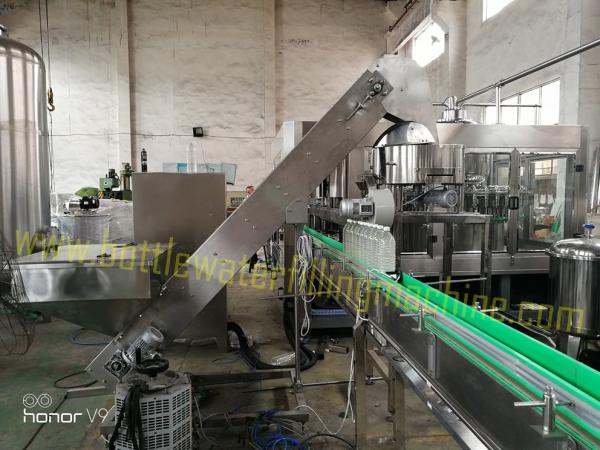 Drinking Water Production Plant , Water Bottle Filling Machine 40 Heads