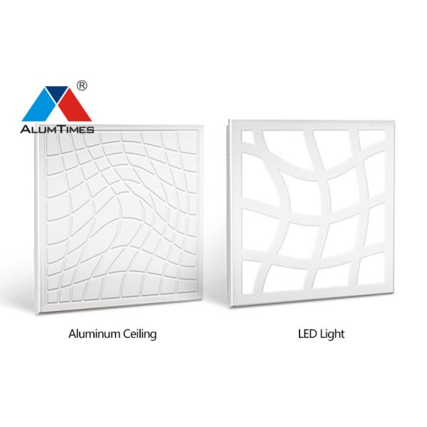 Rustproof Aluminium Perforated Ceiling , Square Metal Ceiling Tiles 600 X 600mm