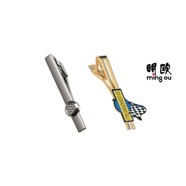 Shiny Silver Skinny Mens Tie Bar Clip For Business Man Metal Material