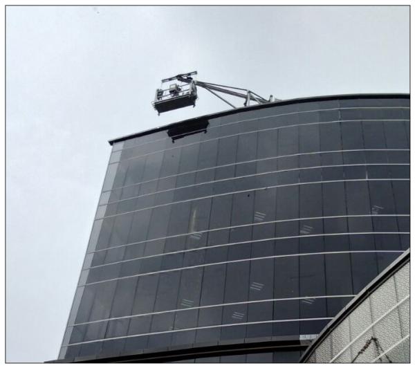 6 meters 380V 50HZ building maintenance electric construction gondola lift for sale