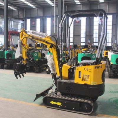 Small Crawler Micro 1 Ton Mini Excavator 1000kg Stable Work Performance