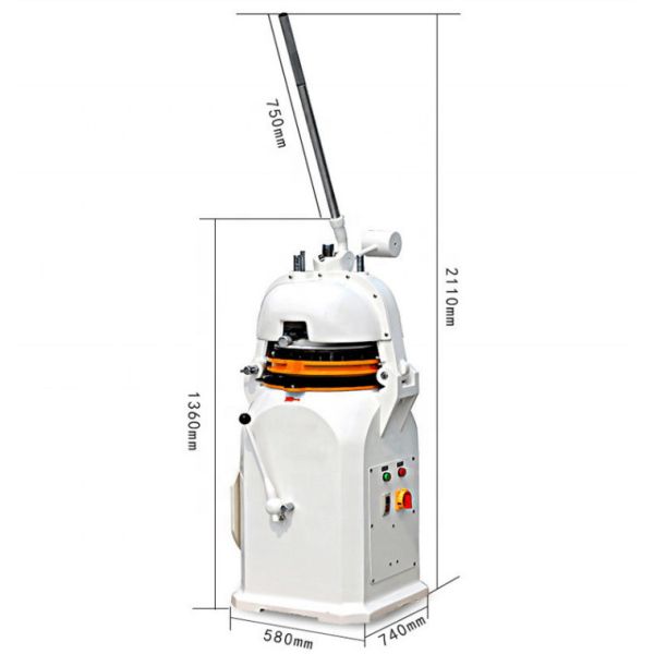 Máquina de cozimento comercial resistente do divisor da massa do equipamento 50HZ